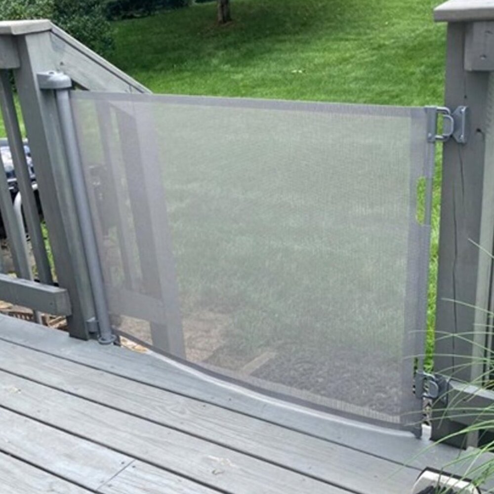 NEW Retractable Baby Gate, Mesh Baby Gate or Mesh Dog Gate, 33" Tall
